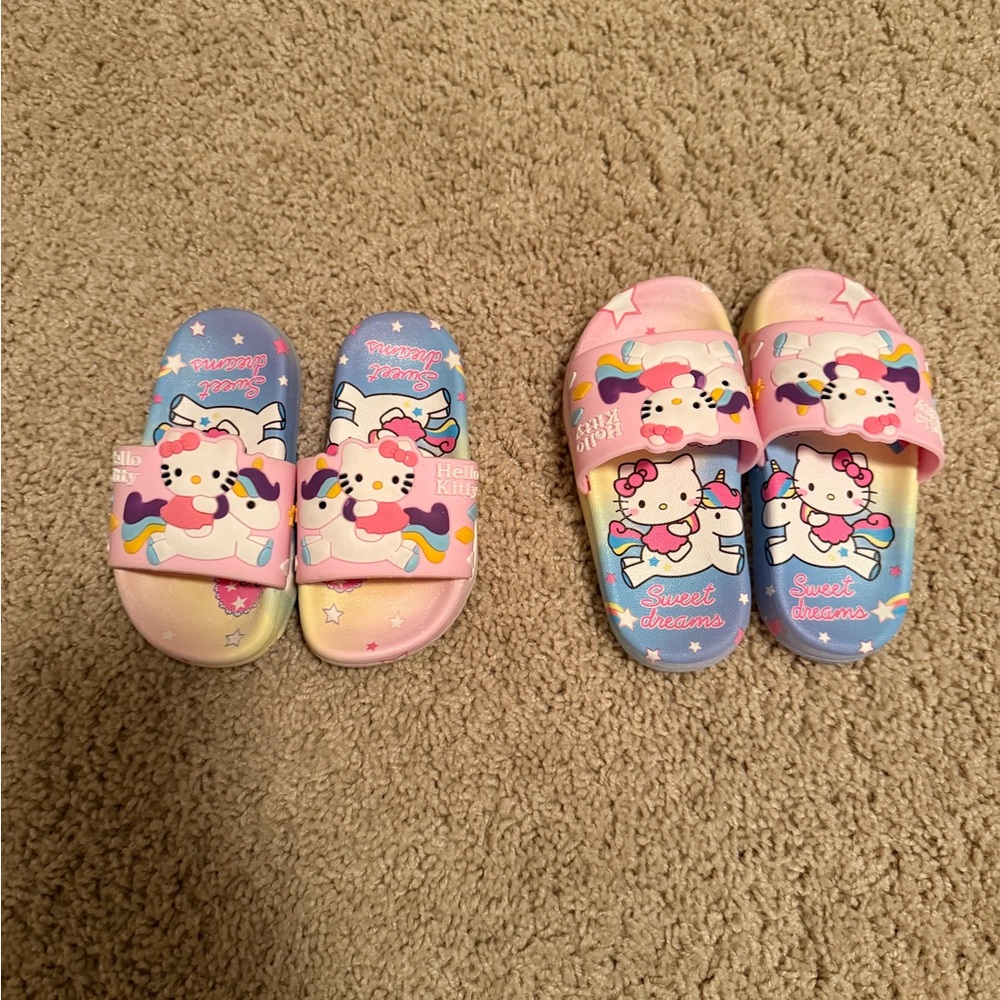 Hello Kitty Slippers - 2 pairs